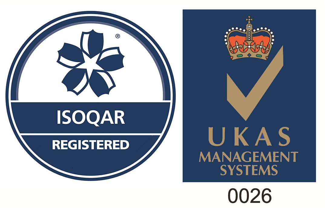 ISOQAR ISO 9001 certified